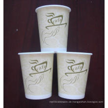 8oz Paper Cup (Hot Cup) Isolierte Hot Paper Cups / Isolierte Hot Paper Cups / Ripple / Double / Single Wand Einweg Kaffee Papier Cup